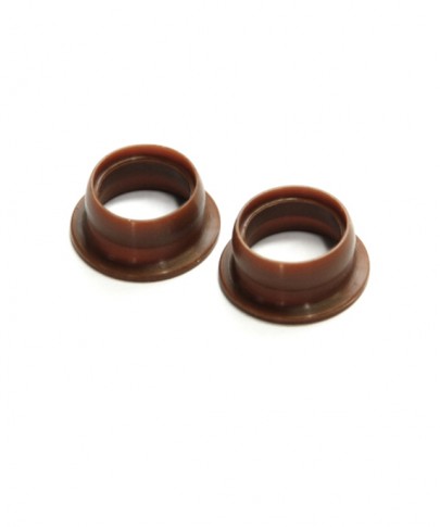 E41-BU02100 Alpha Rubber Manifold Adapter (Brown) (2) (Engine/Header)